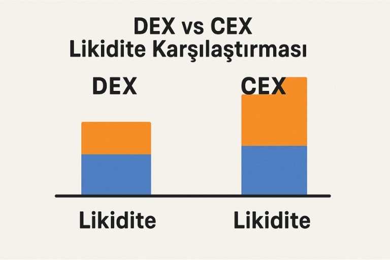 DEX vs CEX Likidite Karşılaştırması