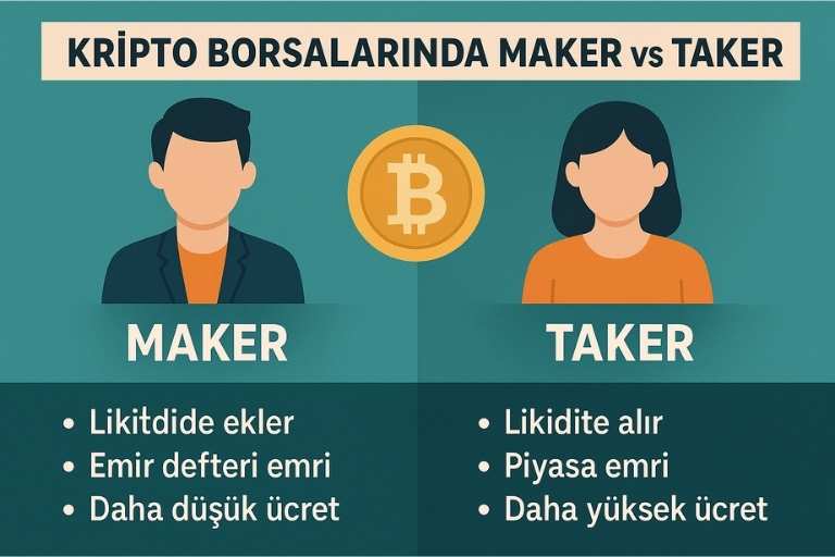 Kripto Borsalarında Maker vs Taker