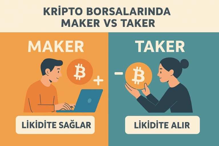 Kripto Borsalarında Maker vs Taker